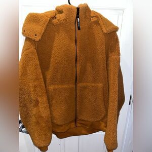 DKNY Women’s Sport Hooded Roebling Fleece Jacket Size Small